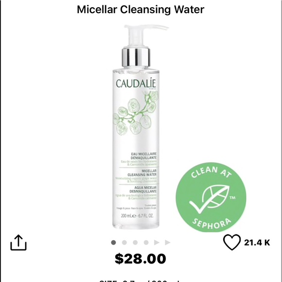 Sephora Other - Caudalie Micellar Cleansing Water